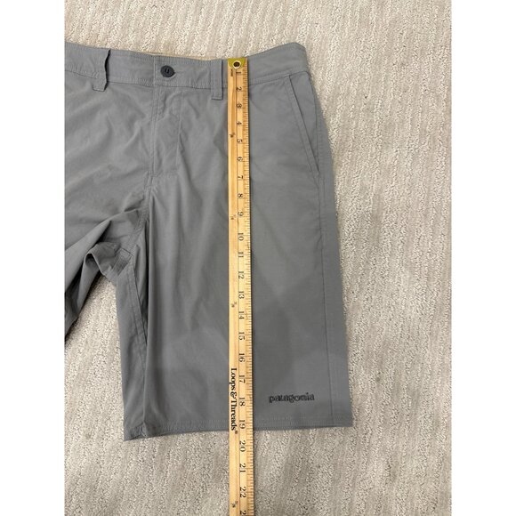 Patagonia Men's Gray Lightweight Hiking Outdoor Shorts Size 34 - Picture 6 of 6